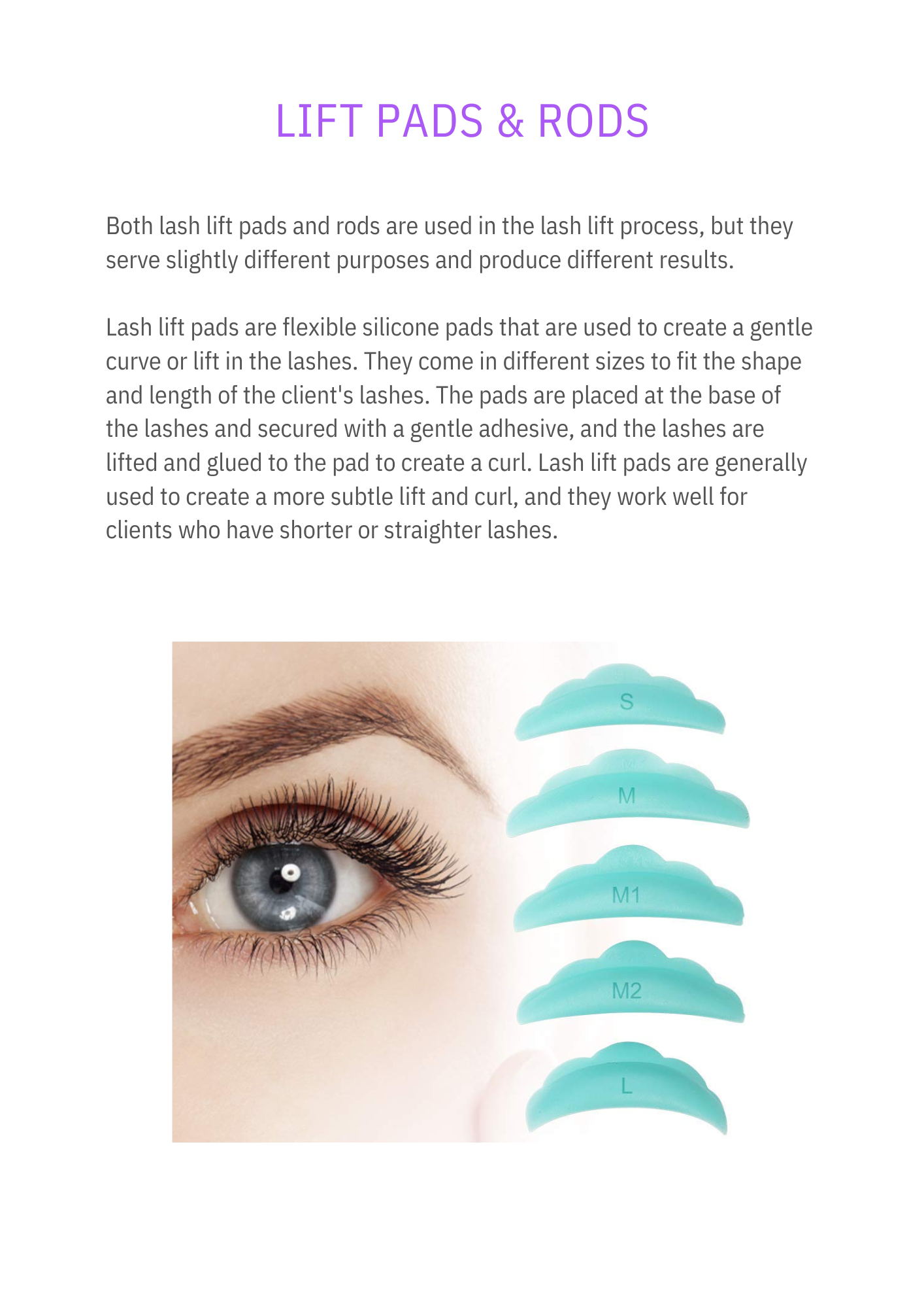 LASH LIFT AND TINTING MANUAL