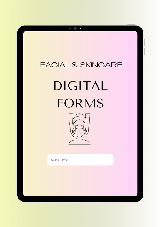 FACIAL SKINCARE DIGITAL CONSENT FORMS